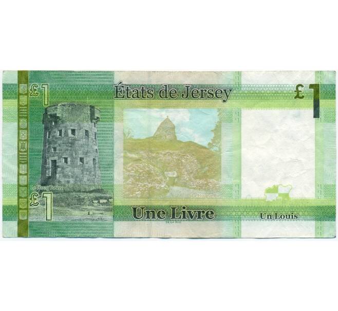 Банкнота 1 фунт 2018 года Джерси (Артикул K11-123371)