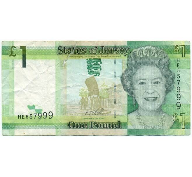 Банкнота 1 фунт 2018 года Джерси (Артикул K11-123380)