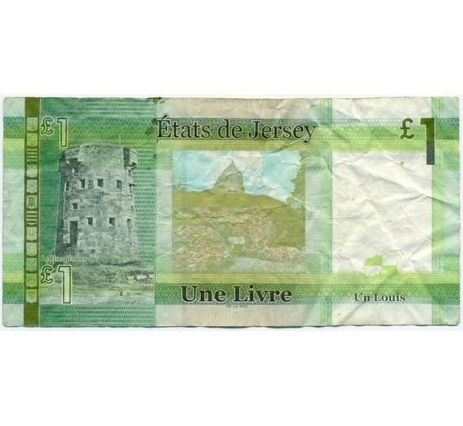 Банкнота 1 фунт 2010 года Джерси (Артикул K11-123383)