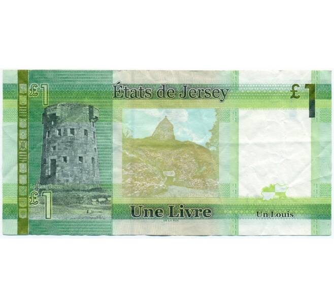 Банкнота 1 фунт 2018 года Джерси (Артикул K11-123384)