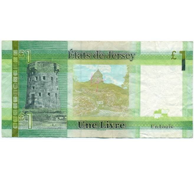Банкнота 1 фунт 2018 года Джерси (Артикул K11-123387)