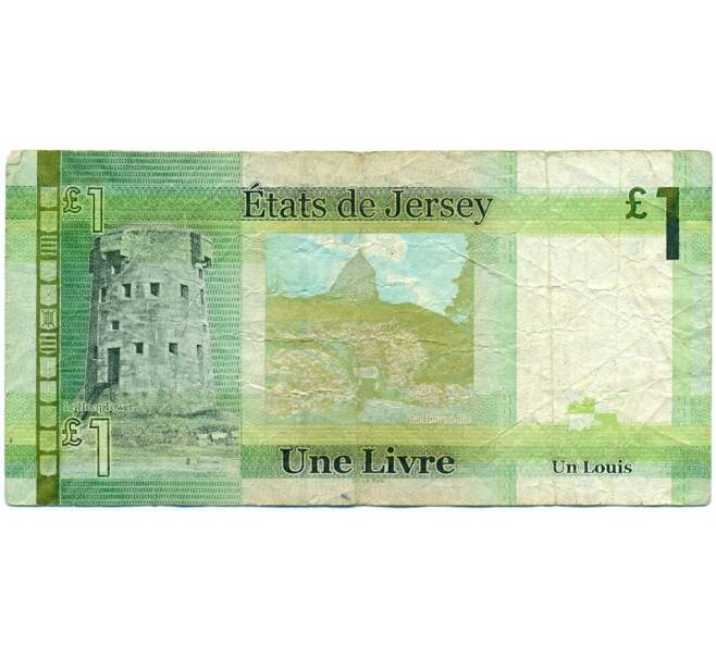 Банкнота 1 фунт 2010 года Джерси (Артикул K11-123388)