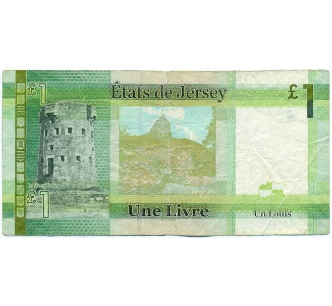 Банкнота 1 фунт 2010 года Джерси (Артикул K11-123397)