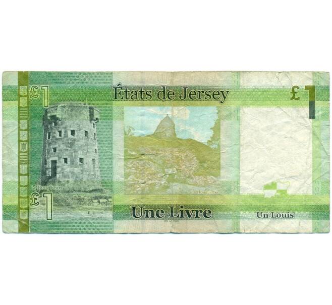 Банкнота 1 фунт 2010 года Джерси (Артикул K11-123398)