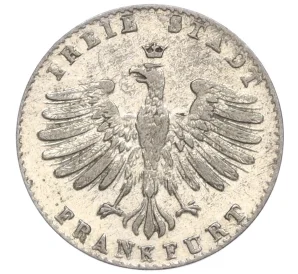 1 крейцер 1856 года Франкфурт