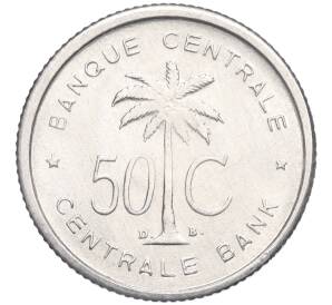 50 сантимов 1954 года Руанда-Урунди