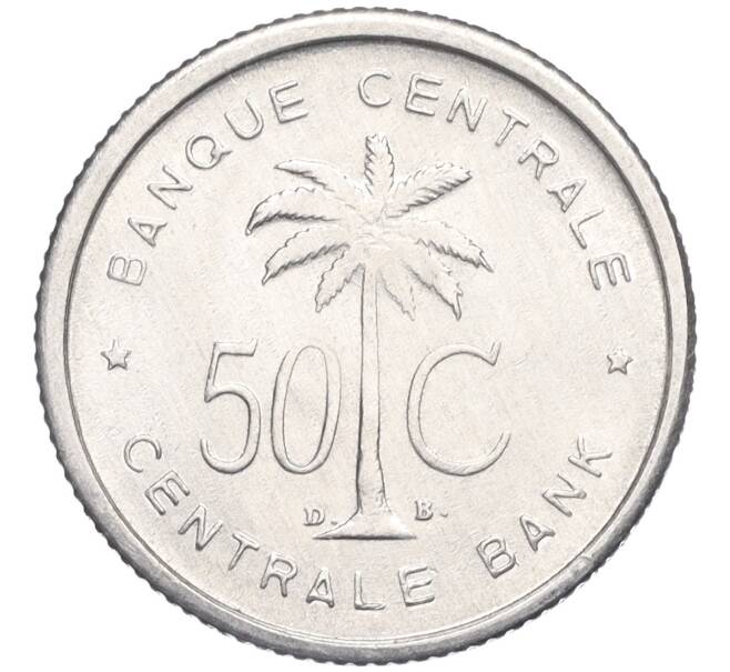 Монета 50 сантимов 1954 года Руанда-Урунди (Артикул K1-5115)