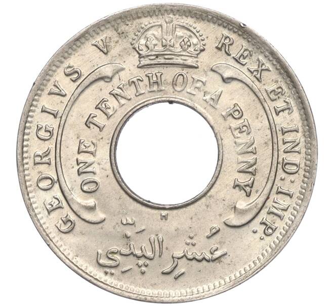 Монета 1/10 пенни 1928 года Британская Западная Африка (Артикул K1-5118)