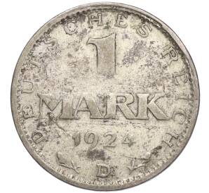 1 марка 1924 года D Германия