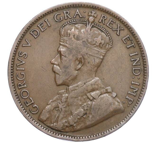 Монета 1 цент 1917 года Ньюфаундленд (Артикул K1-5133)