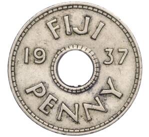 1 пенни 1937 года Фиджи