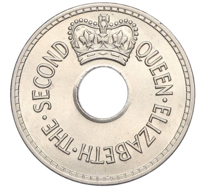Монета 1 пенни 1965 года Фиджи (Артикул K1-5149)