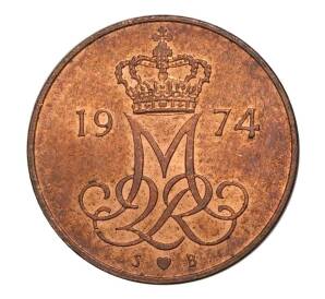 5 эре 1974 года Дания — Фото №1