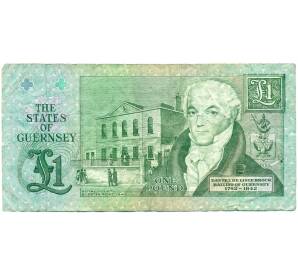 1 фунт 1991 года Гернси — Фото №2
