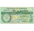 Банкнота 1 фунт 1991 года Гернси (Артикул K11-123566)