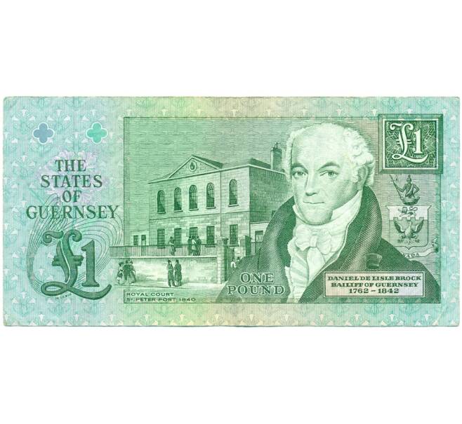 Банкнота 1 фунт 1991 года Гернси (Артикул K11-123568)