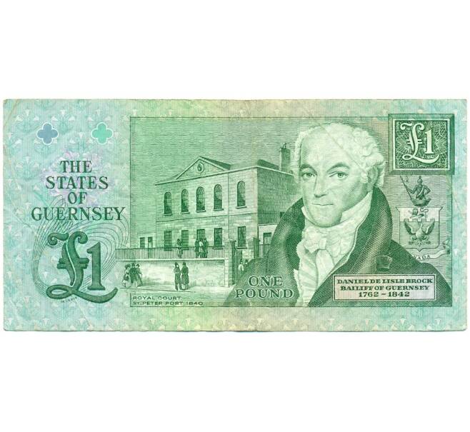 Банкнота 1 фунт 1991 года Гернси (Артикул K11-123575)