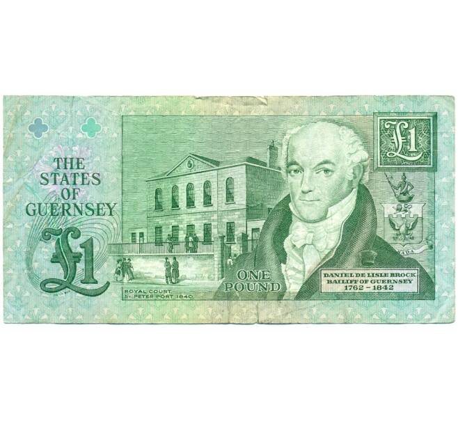 Банкнота 1 фунт 1991 года Гернси (Артикул K11-123584)