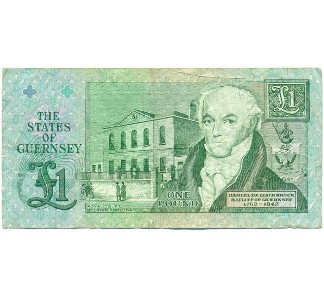 Банкнота 1 фунт 1991 года Гернси (Артикул K11-123601)