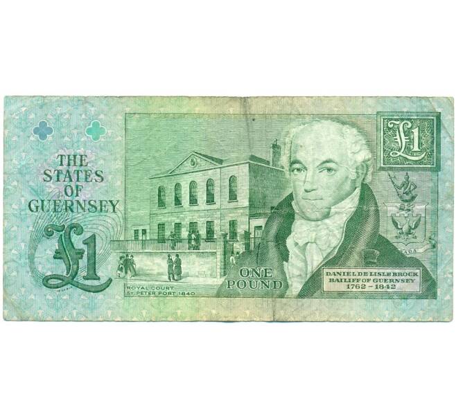 Банкнота 1 фунт 1991 года Гернси (Артикул K11-123631)