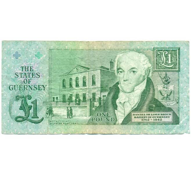Банкнота 1 фунт 1991 года Гернси (Артикул K11-123632)