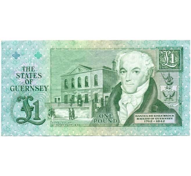 Банкнота 1 фунт 2016 года Гернси (Артикул K11-123639)