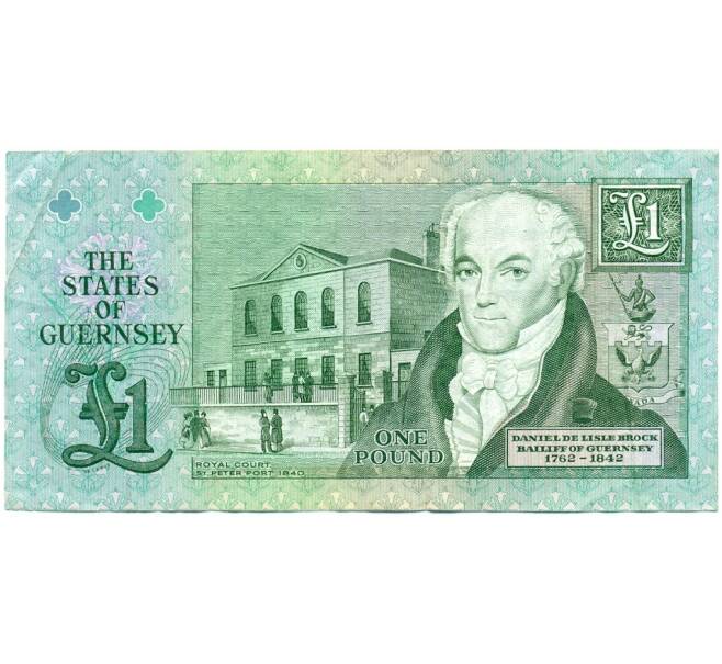 Банкнота 1 фунт 2016 года Гернси (Артикул K11-123642)