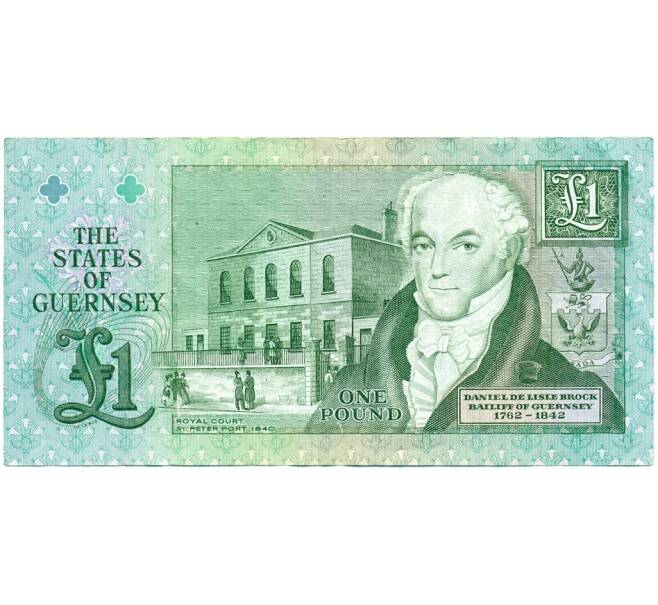 Банкнота 1 фунт 2016 года Гернси (Артикул K11-123645)