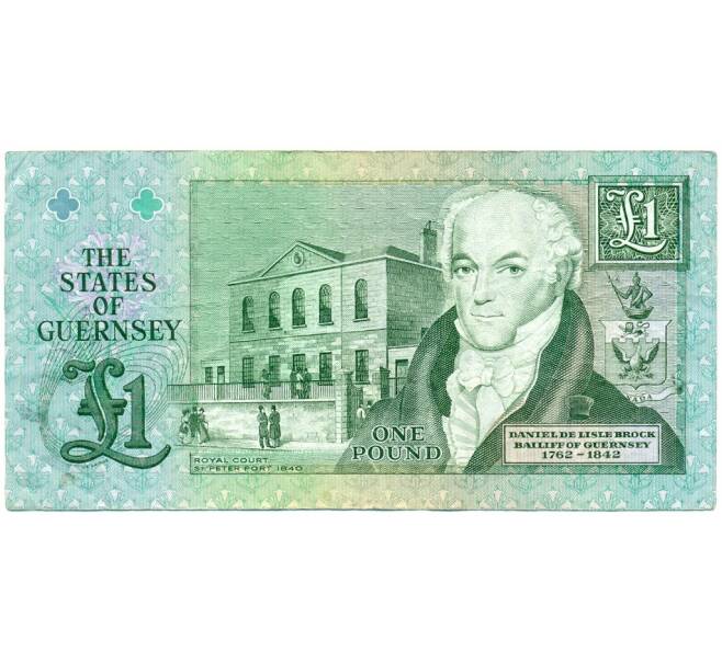 Банкнота 1 фунт 2016 года Гернси (Артикул K11-123649)
