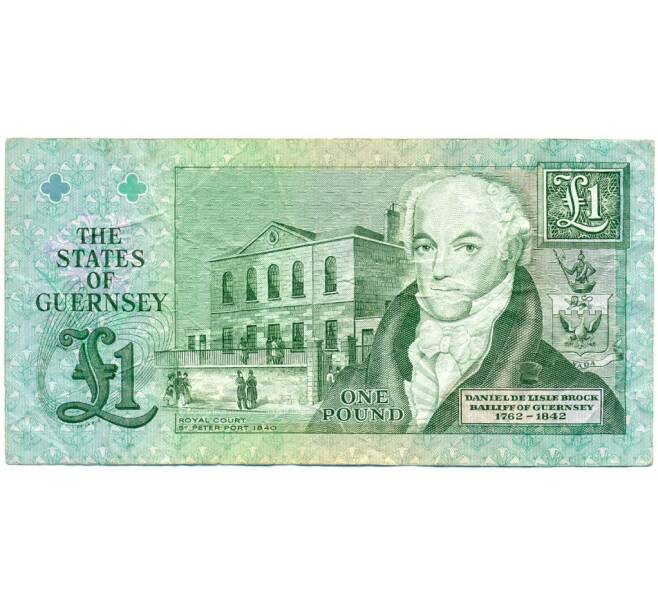 Банкнота 1 фунт 2016 года Гернси (Артикул K11-123657)