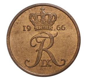 5 эре 1966 года Дания — Фото №1