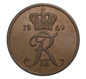 5 эре 1969 года Дания — Фото №1