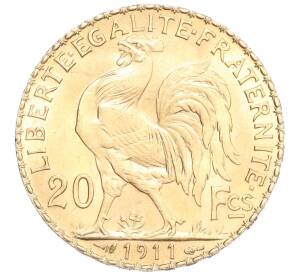 20 франков 1911 года Франция