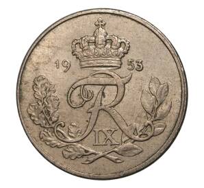 10 эре 1953 года Дания — Фото №1