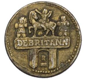 Сувенирный жетон «Тиберий Юлий Цезарь Август» 1971 года