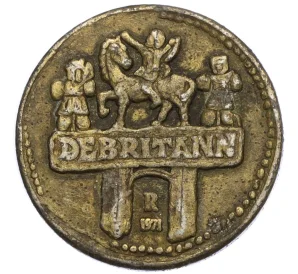Сувенирный жетон «Тиберий Юлий Цезарь Август» 1971 года