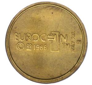 Игровой жетон «Eurocoin (MMC)» 1986 года Италия