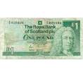 Банкнота 1 фунт стерлингов 1987 года Великобритания (Банк Шотландии) (Артикул: K11-124040) — Фото №1