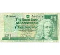Банкнота 1 фунт стерлингов 1992 года Великобритания (Банк Шотландии) (Артикул K11-124115)