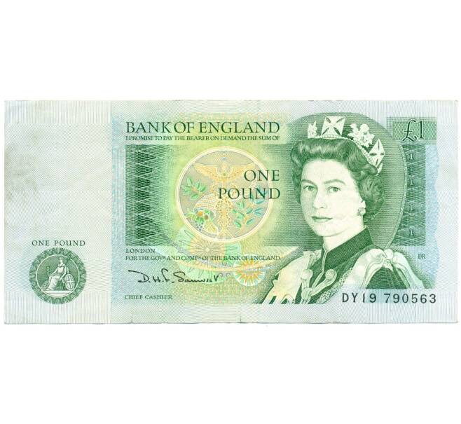 Банкнота 1 фунт 1982 года Великобритания (Банк Англии) (Артикул K11-124175)
