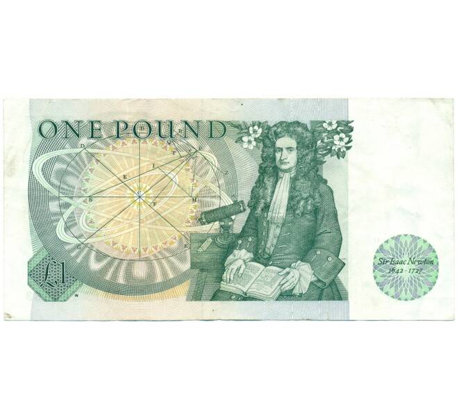 Банкнота 1 фунт 1982 года Великобритания (Банк Англии) (Артикул K11-124175)