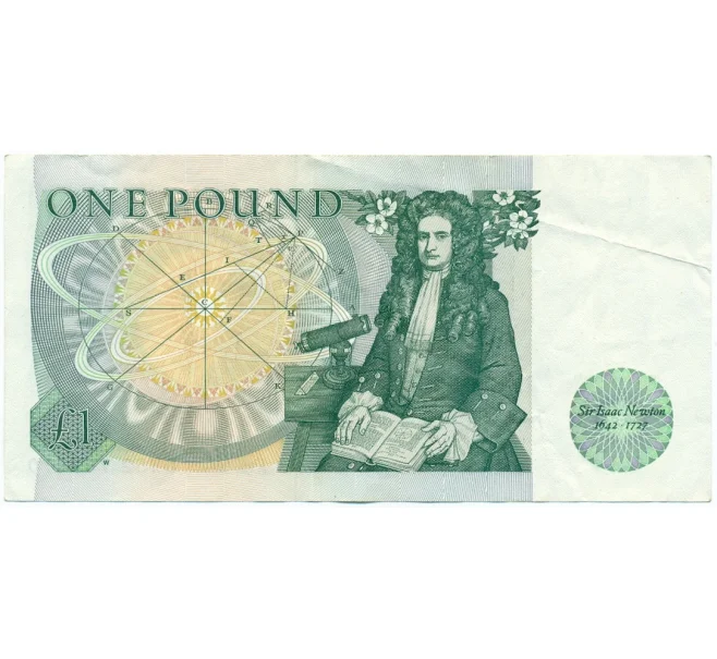 Банкнота 1 фунт 1982 года Великобритания (Банк Англии) (Артикул K11-124176)