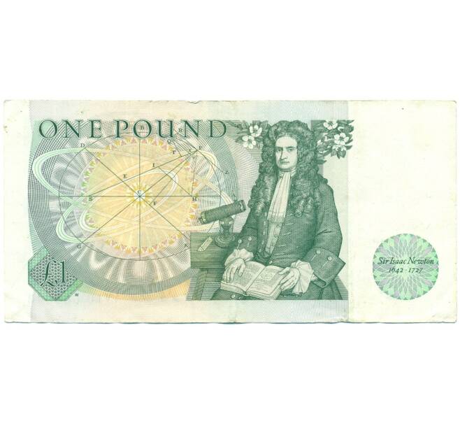 Банкнота 1 фунт 1982 года Великобритания (Банк Англии) (Артикул K11-124177)