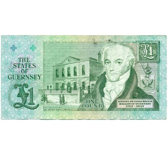 Банкнота 1 фунт 2016 года Гернси (Артикул K11-124207)