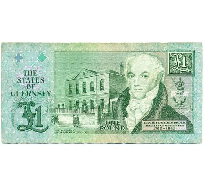 Банкнота 1 фунт 2016 года Гернси (Артикул K11-124211)