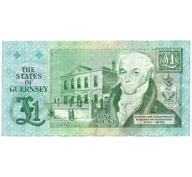 Банкнота 1 фунт 2016 года Гернси (Артикул K11-124225)