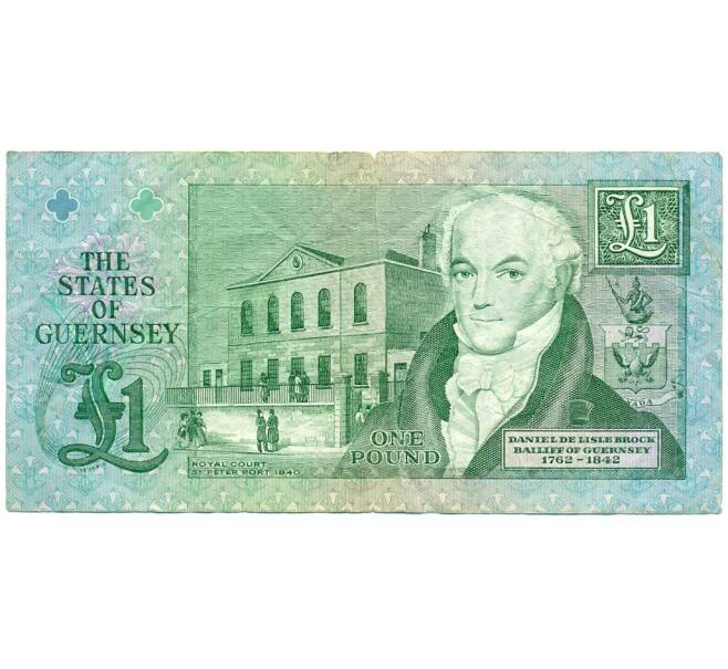 Банкнота 1 фунт 1991 года Гернси (Артикул K11-124243)