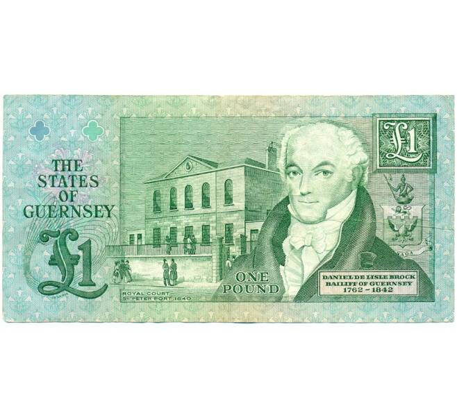 Банкнота 1 фунт 1991 года Гернси (Артикул K11-124244)