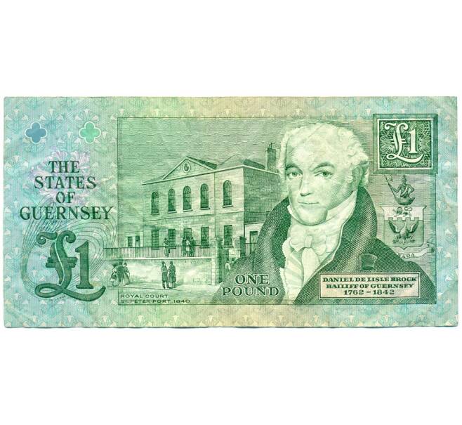 Банкнота 1 фунт 1991 года Гернси (Артикул K11-124255)