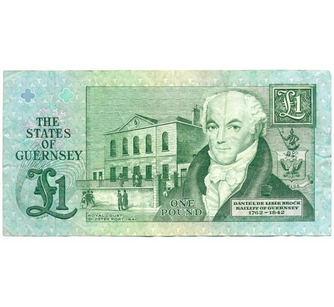 Банкнота 1 фунт 1991 года Гернси (Артикул K11-124261)